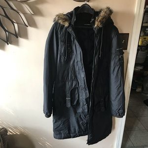 DKNY Black Coat  Women Size Large